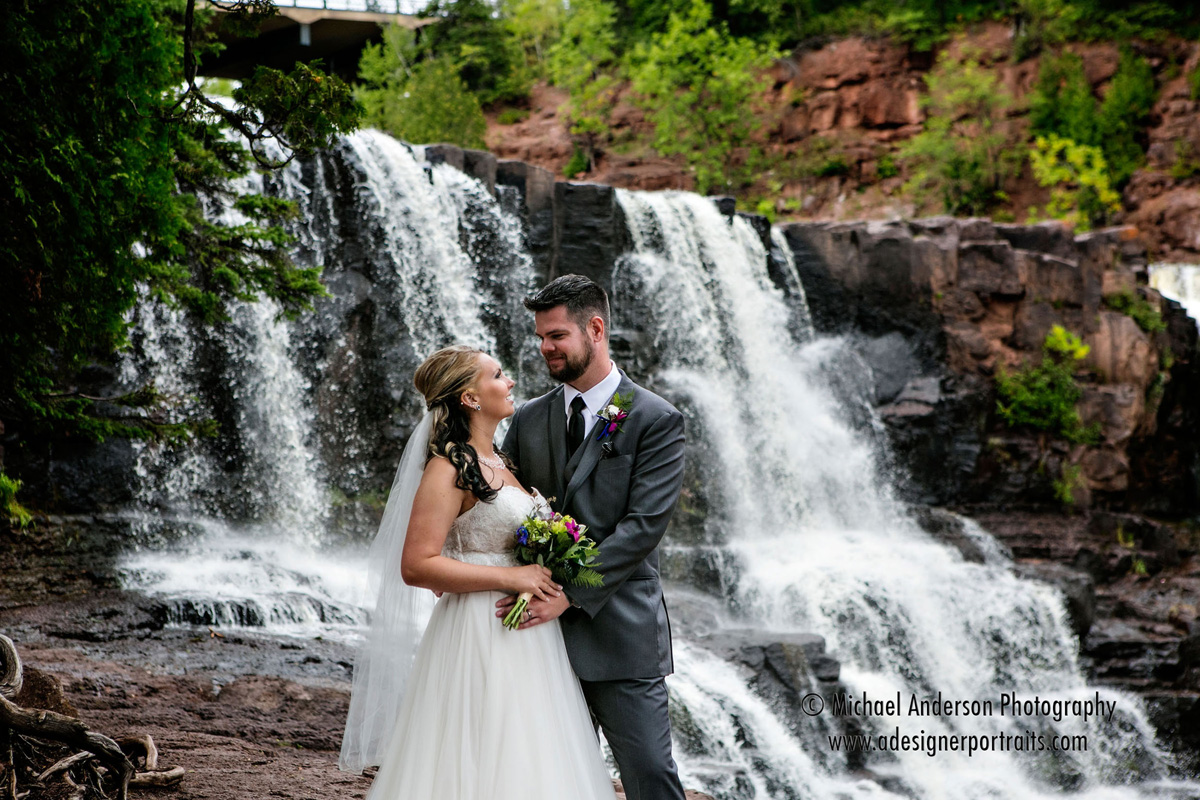 Destination Wedding Photography Bride Groom At Gooseberry Falls Mn Destination Wedding Photography Bride Groom At Gooseberry Falls Mn
