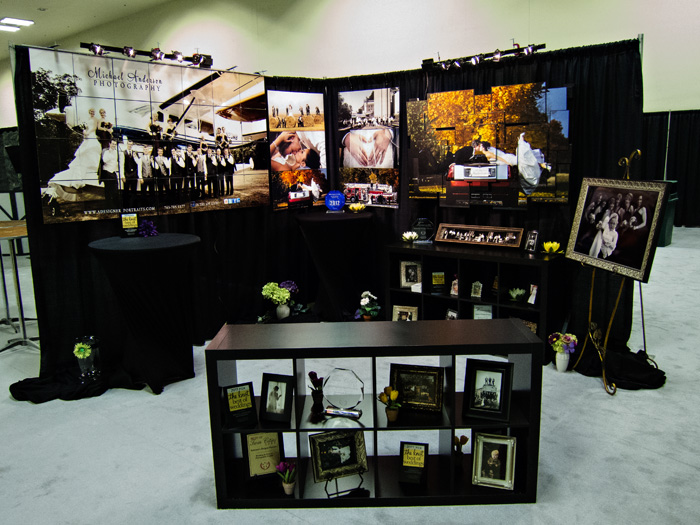Wedding experts Michael Anderson Photography at The Wedding Fair at the Minneapolis Convention Center.