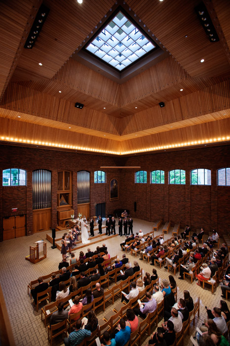 augsburg-college-chapel-wedding-ceremony-fisheye-lens-from-balcony ...