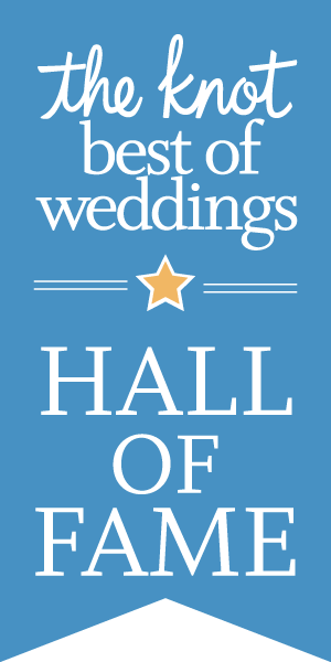 The Knot Best of Weddings Hall of Fame. New 2015 inductees Michael & Joannie Anderson at Michael Anderson Photography.