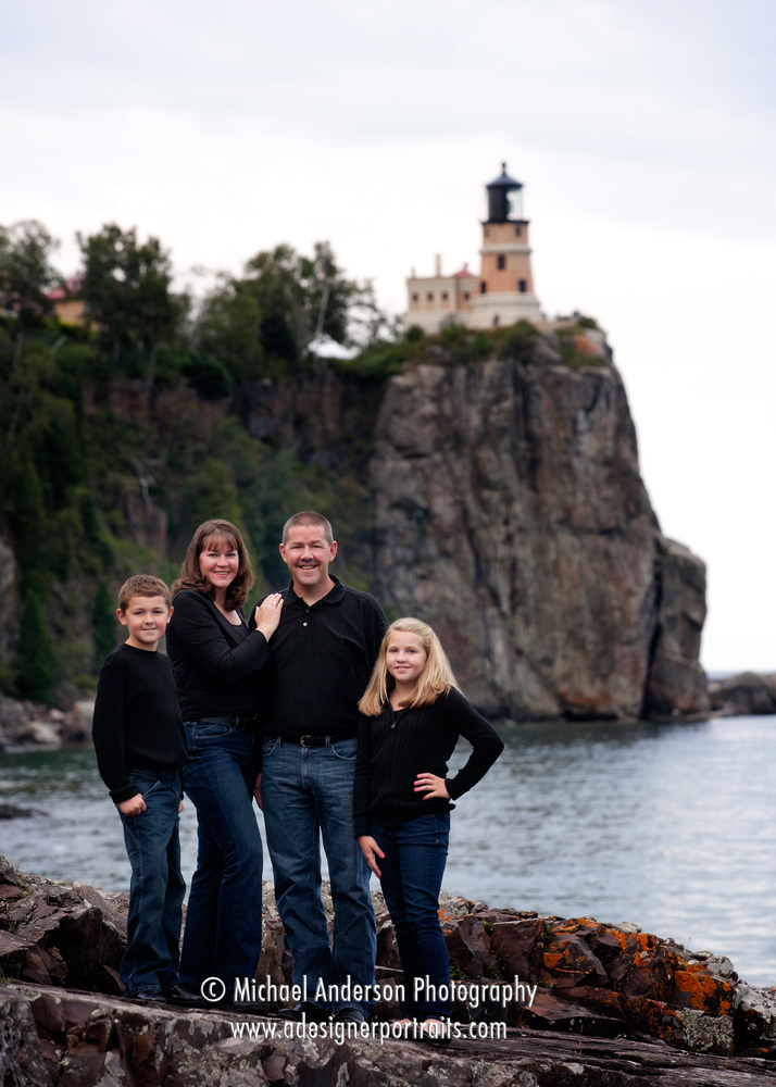 Lake Superior photography and the Crooks family portrait at Split Rock Lighthouse State Park.