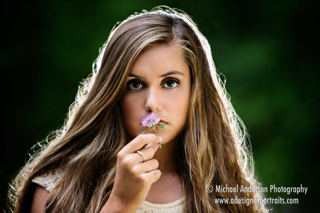 Lake Superior Photography and the Eagan High School senior portraits of McKenna taken in the forest on the north shore of Lake Superior.