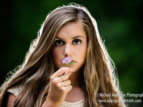 Lake Superior Photography and the Eagan High School senior portraits of McKenna taken in the forest on the north shore of Lake Superior.