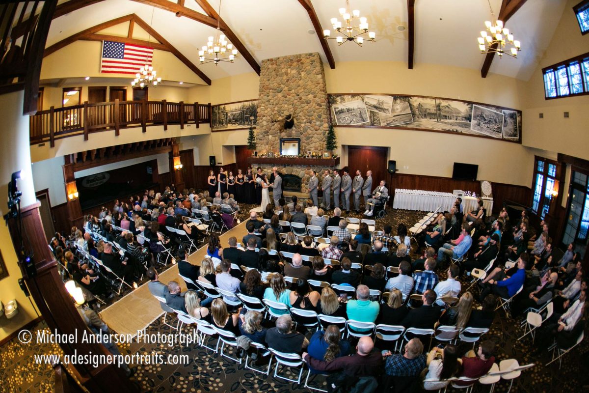 Destination Wedding Ceremony Photo In The Grand Ballroom At The