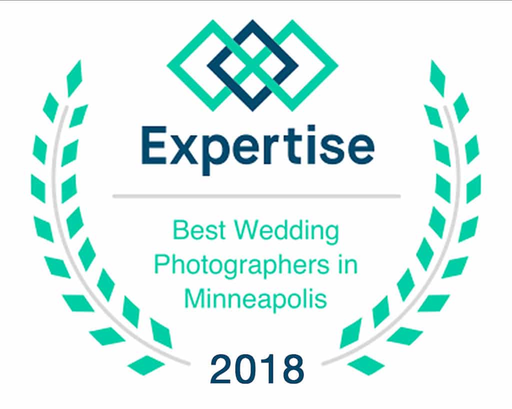 Michael Anderson Photography has been selected as one of "The Best Wedding Photographers in Minneapolis, Minnesota" for 2018 by Expertise.