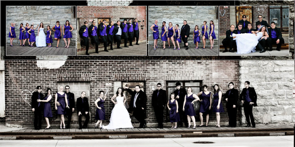Several wedding party photos taken near the Mill City Museum in downtown Minneapolis, MN.
