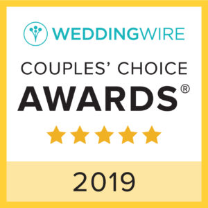 WeddingWire Couples' Choice Award 2019. Awarded to Michael Anderson Photography in Mounds View, MN.