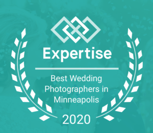 For 2020, Michael Anderson Photography has been selected as one of the best wedding photographers in Minneapolis by Expertise. This marks the 5th year in a row they have won that special distinction.