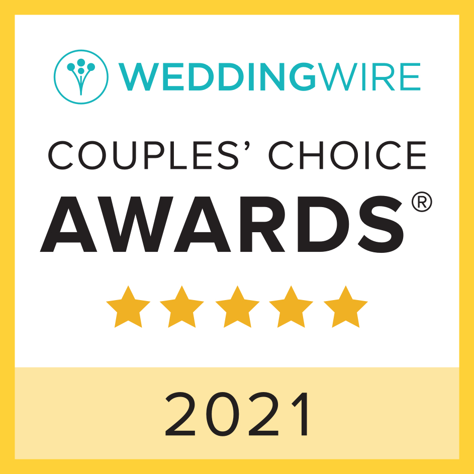 WeddingWire Couples Choice Award 2021 for Michael Anderson Photography in Mounds View, MN.