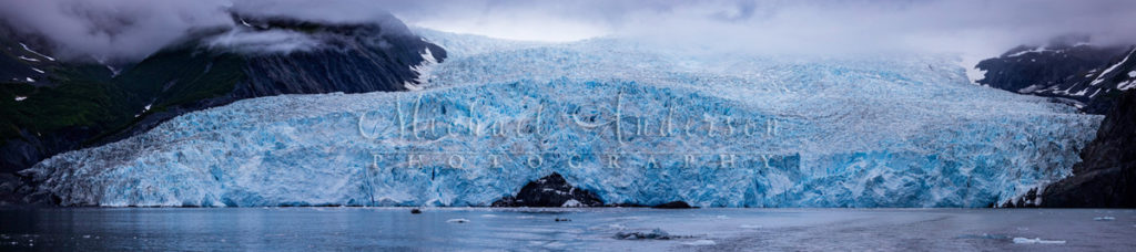 Aialik Glacier in Kenai Fjords National Park, Alaska. Photo was taken during one of Michael Anderson Photography Tours to Alaska.