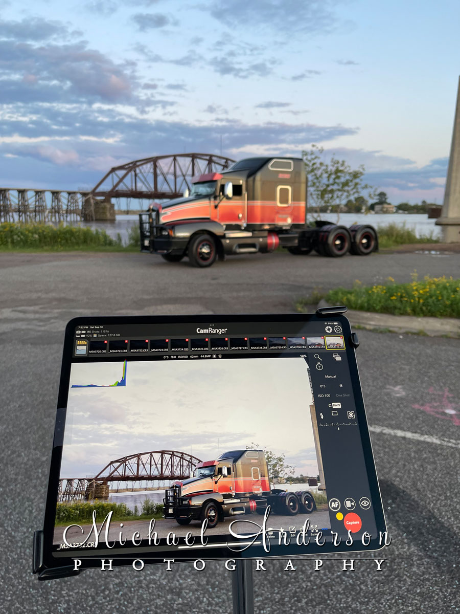 The behind-the-scenes photo of a 2007 Kenworth T600 in Duluth, MN.