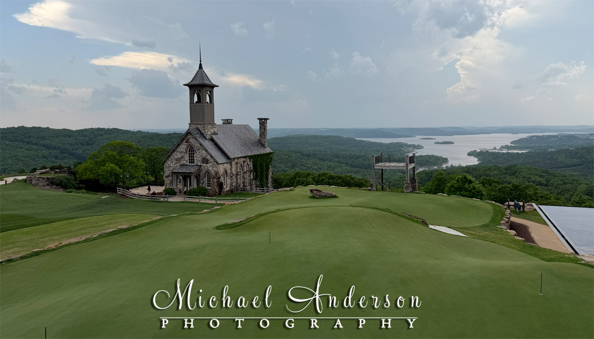 Chapel of the Ozarks, and the Top of the Rock Golf Course, at Heritage Preserve in Missouri.