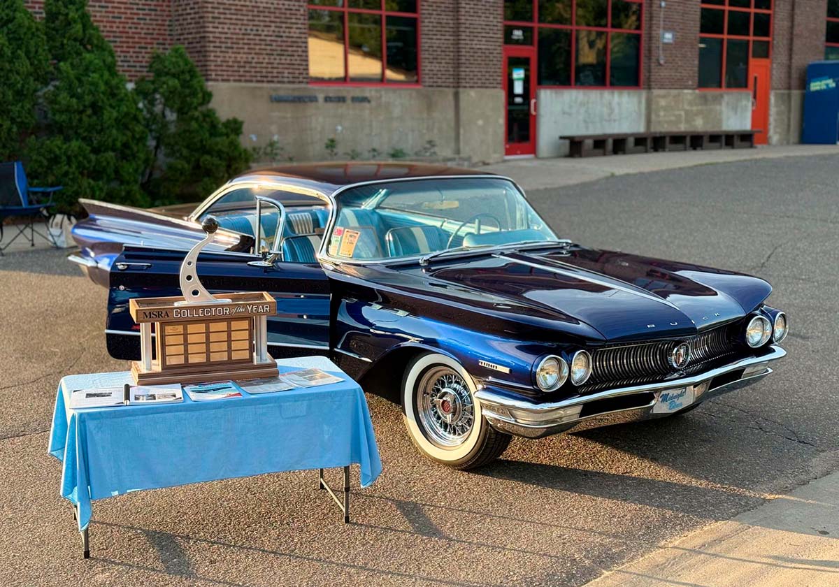 The MSRA Collector of the Year, a 1960 Buick Invicta Custom.